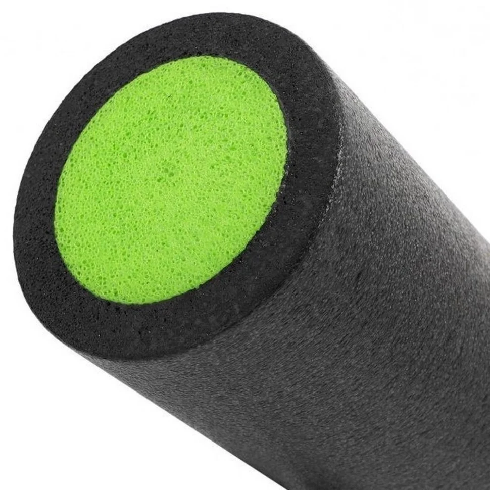 Массажный ролик (роллер) гладкий Fitness Roller PowerPlay PP_4021_BL/Green_(45*15) 45 х 15 см