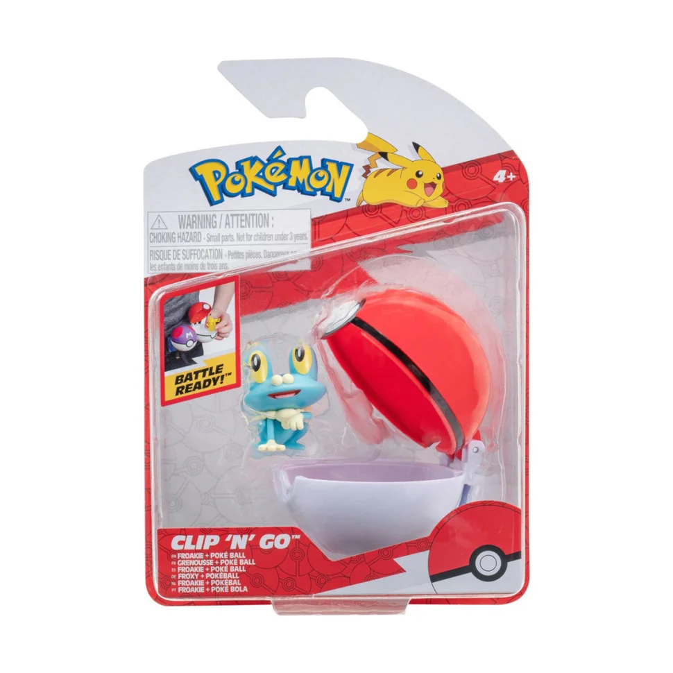 Ігровий набір Фрокі в покеболі Pokemon W14 PKW3133 ігрова фігурка, покебол