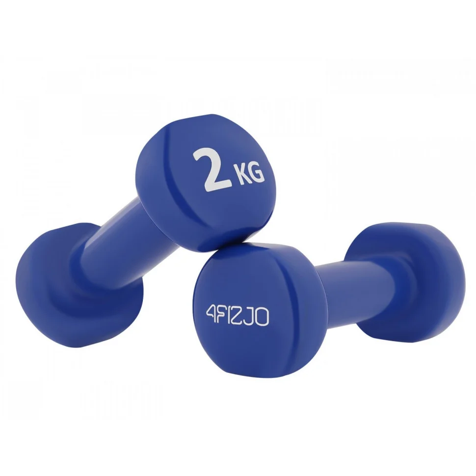 Гантели виниловые 4FIZJO 4FJ0195, 2 x 2 кг