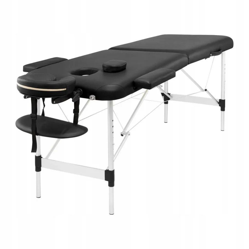 Масажний стіл складаний Massage Table Alu W70 4FIZJO TABLEW70BLACK, Black