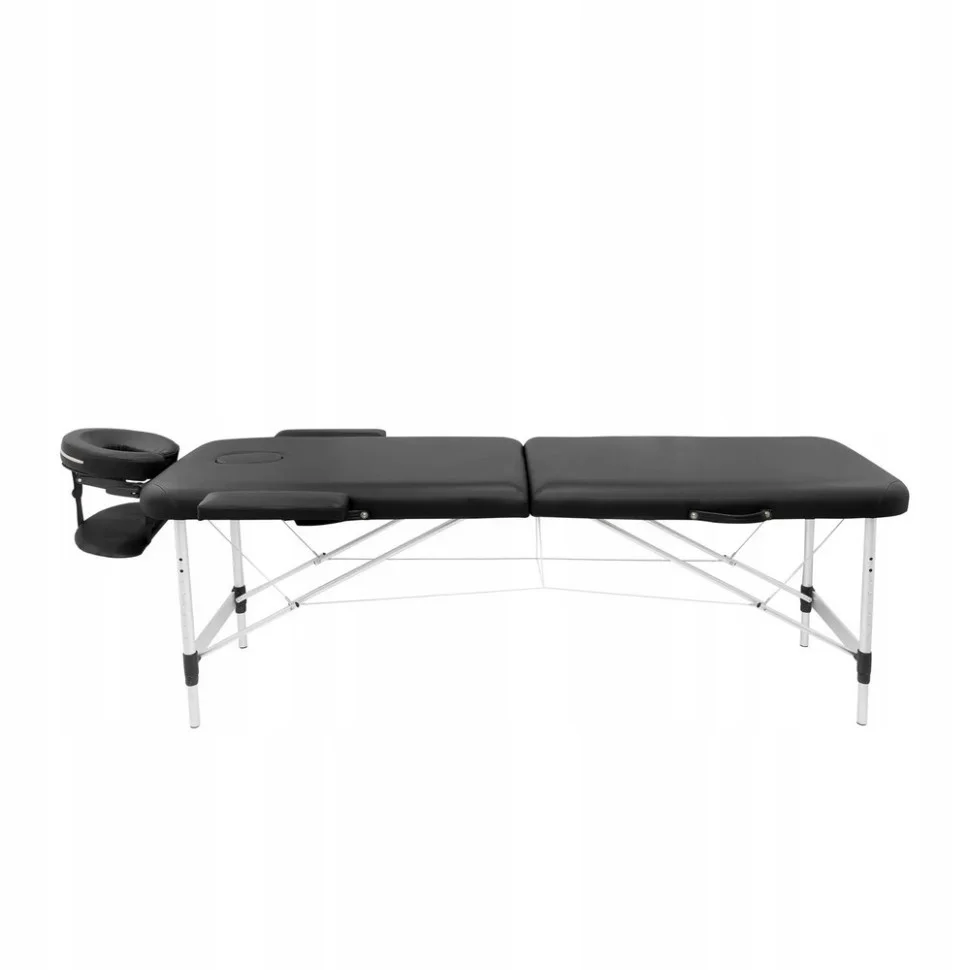 Масажний стіл складаний Massage Table Alu W70 4FIZJO TABLEW70BLACK, Black