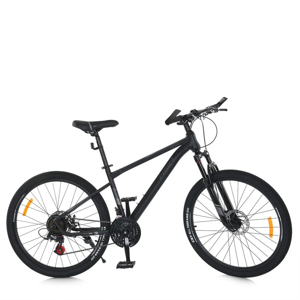 Велосипед SKD75 PROF1 MTB 2605-1, 26 дюймів, сталева рама 16 Sunrun 24SP чорний