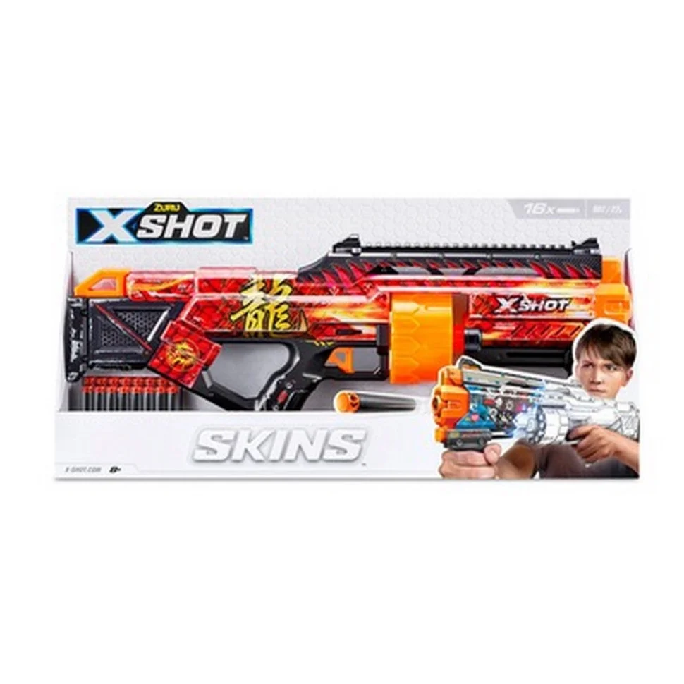 Скорострельный бластер X-SHOT 36518H Skins Last Stand Faze (16 патронов)