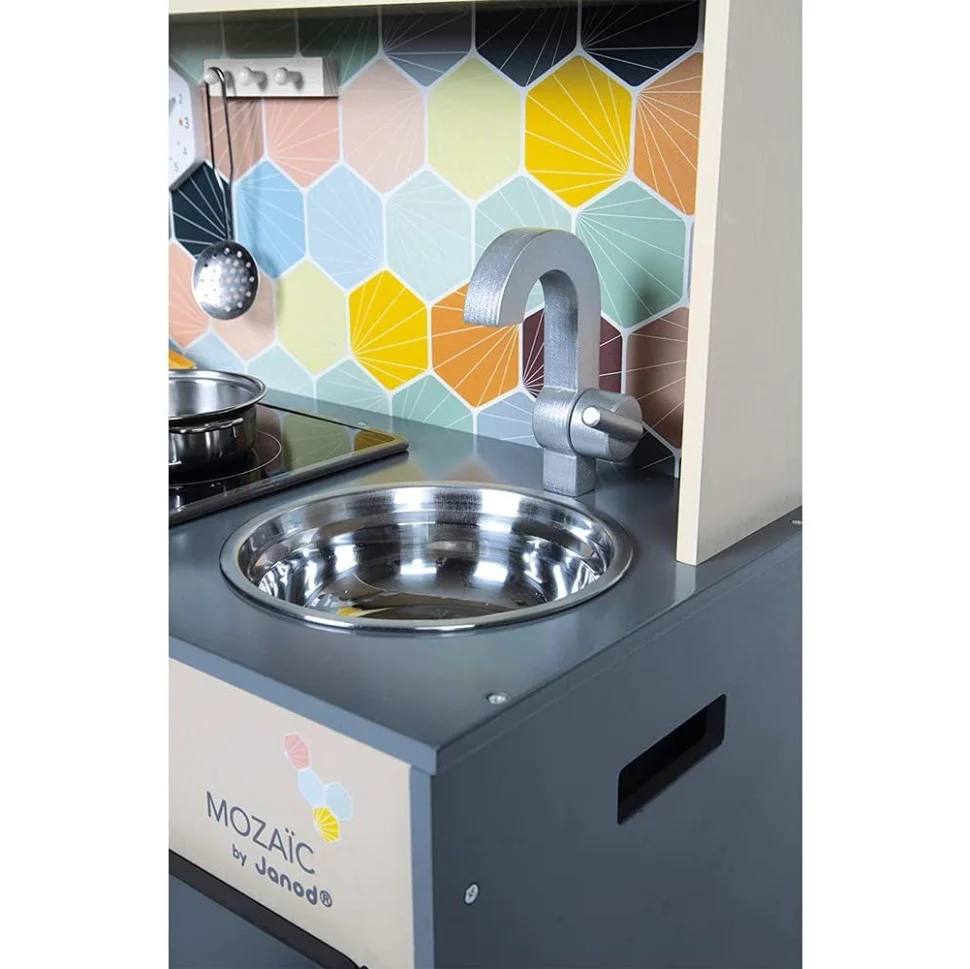 Игровой набор деревянный Кухня Mozaіс Janod J06609, 55 х 30 х 87 см
