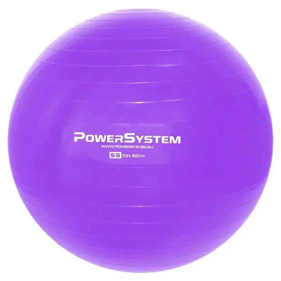 М'яч для фітнесу та гімнастики Power System PS-4011_55 cm_Purple