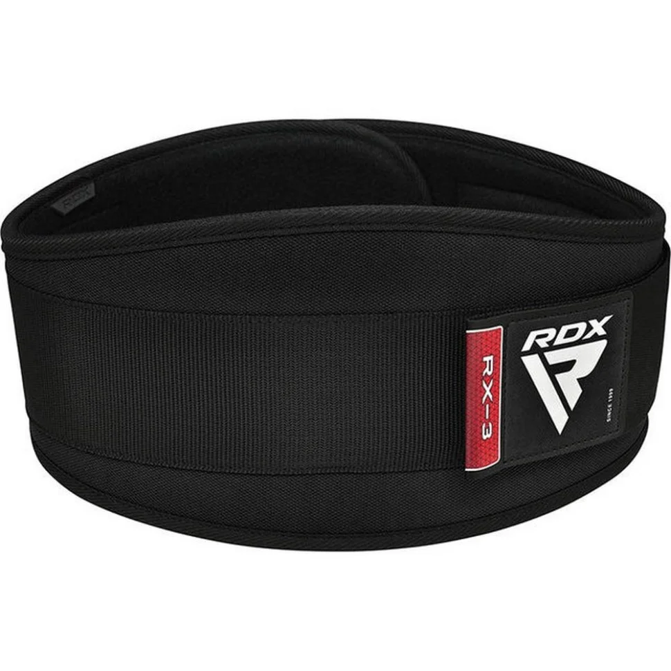 Пояс для важкої атлетики RX3 EVA Curve RDX Inc Limited WBE-RX3B-S, неопреновий, Black, S