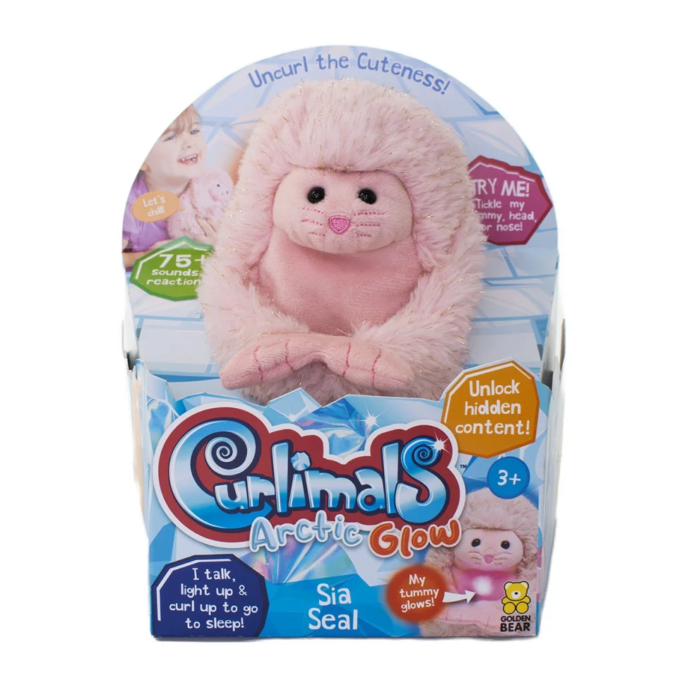Интерактивная игрушка CURLIMALS серии «Arctic Glow» - МОРСКОЙ КОТИК СИА Curlimals 3726