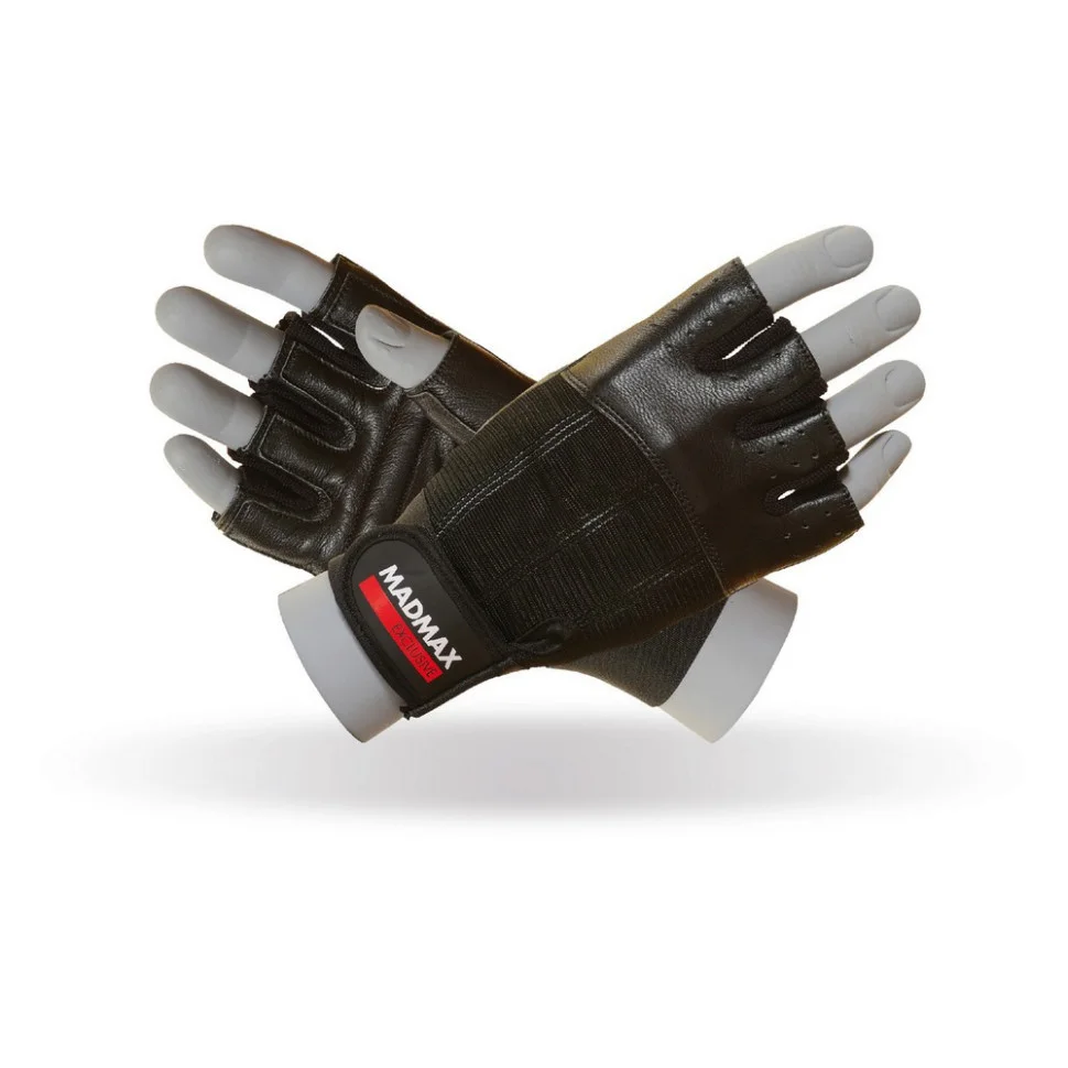 Перчатки для фитнеса Clasic Exclusive MadMax MFG-248-Black_L, L