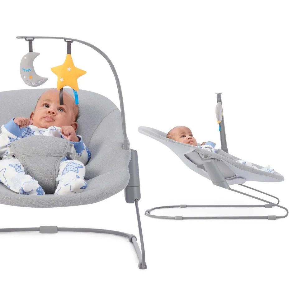 Шезлонг-гойдалка Kinderkraft KBCALM00GRY0000 Calmee Grey
