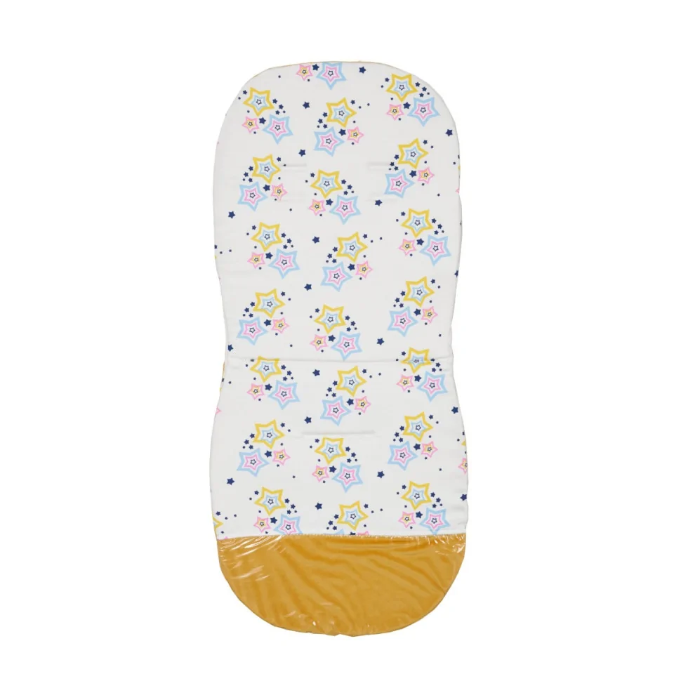 Вкладиш для коляски Velvet Twins 8910-BTVel-05 жовтий 87 x 39 см