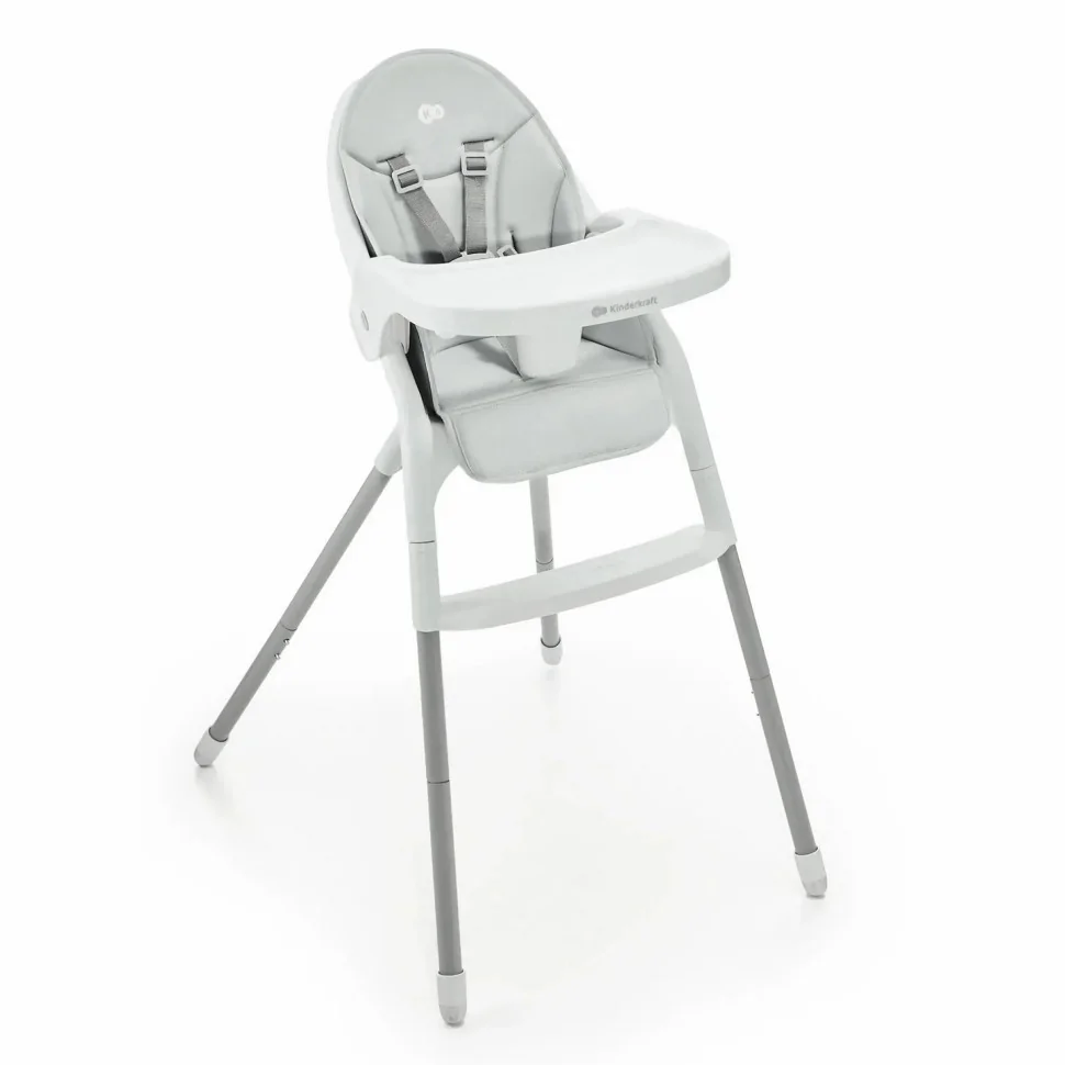 Стільчик для годування Dinnly Kinderkraft KHDINN00LGR0000 Grey