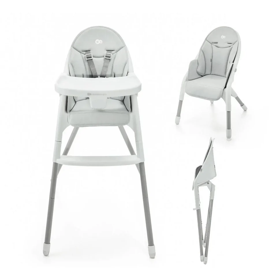 Стільчик для годування Dinnly Kinderkraft KHDINN00LGR0000 Grey