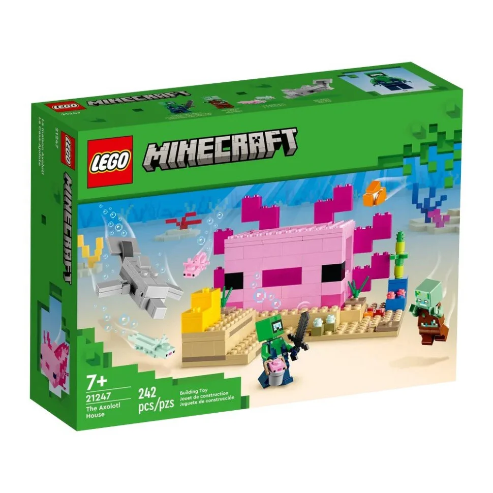 Конструктор Дом-Аксолотль LEGO 21247, 242 детали