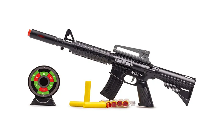 Іграшковий автомат з м'якими кулями M16 PF Golden Gun 910GG