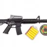 Іграшковий автомат з м'якими кулями M16 PF Golden Gun 910GG