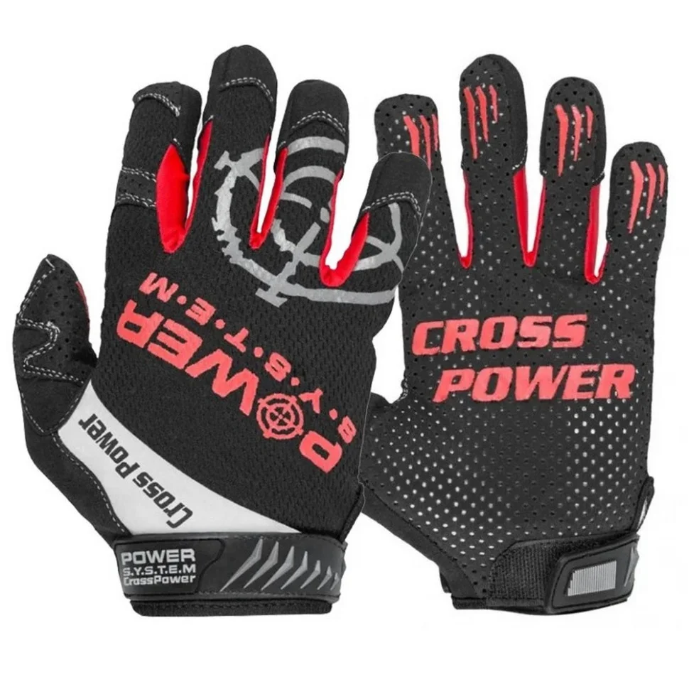 Перчатки для кроссфита с длинным пальцем Cross Power Power System PS-2860_XL_Black-red, XL