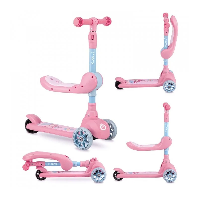 Самокат-беговел детский Kiuru MoMi HUBA00034 pink