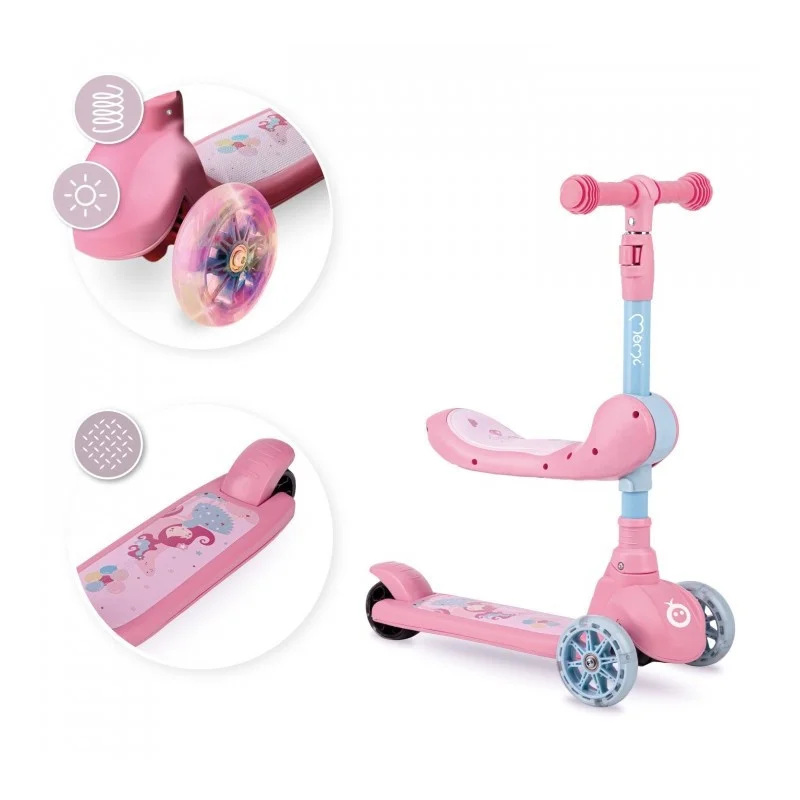Самокат-беговел детский Kiuru MoMi HUBA00034 pink