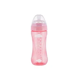 Дитяча пляшечка Nuvita 6052 Mimic Cool 330мл 4+ Антиколікова рожева NV6052PINK
