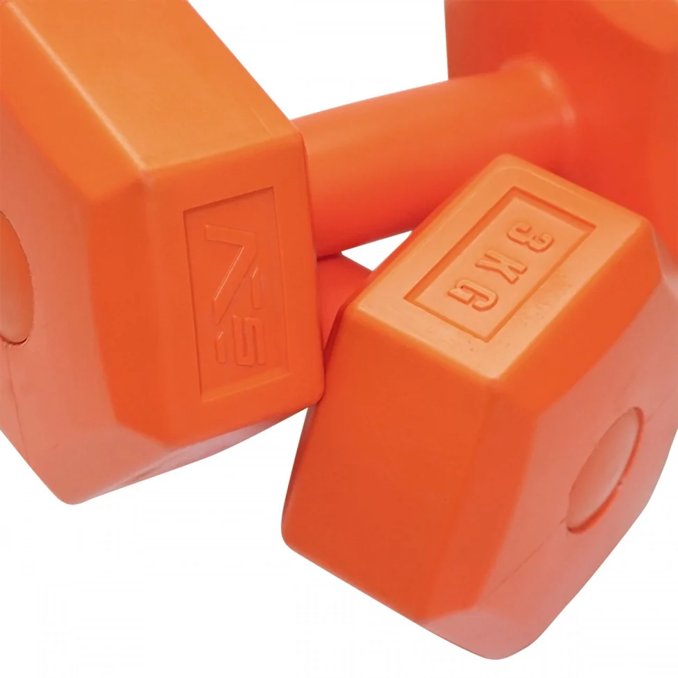 Гантелі литі SportVida SV-HK0219, 2 x 3 кг 