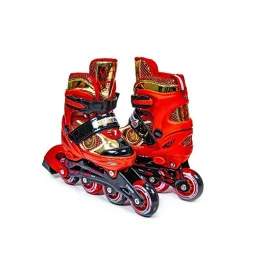 Дитячий набір ролики з комплектом захисту Marvel Iron Man Bambi 748179468 розмір 35-38
