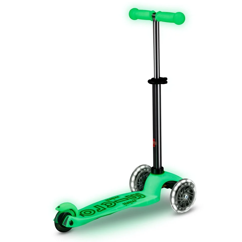 Дитячий трехколісний самокат Maxi Deluxe Glow LED Plus Micro MMD216 колеса з підсвіткою