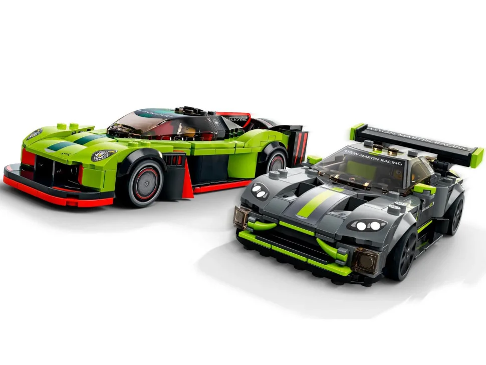 Конструктор LEGO Speed Champions Aston Martin Valkyrie AMR Pro и Aston Martin Vantage GT3 76910