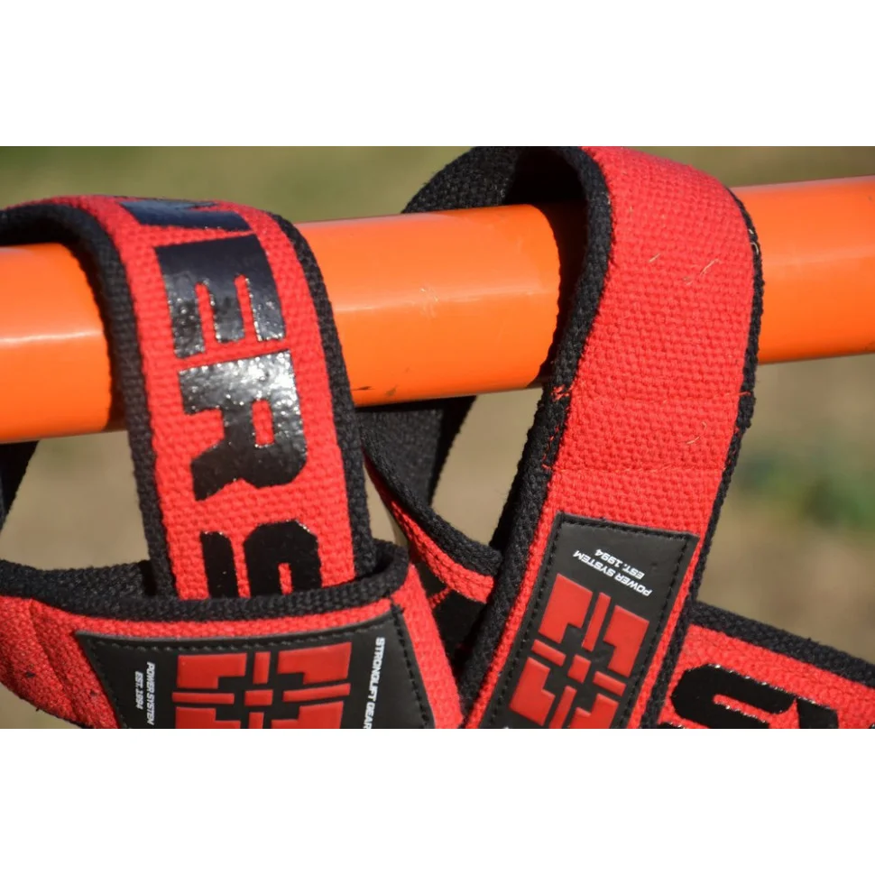 Лямки для тяги Lifting Straps Duplex Power System 3401RD-0 Black/Red