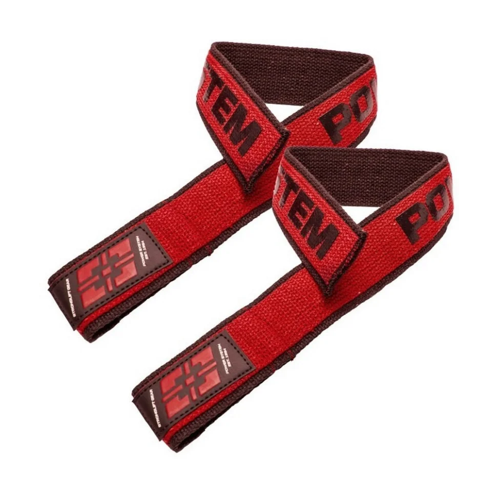 Лямки для тяги Lifting Straps Duplex Power System 3401RD-0 Black/Red