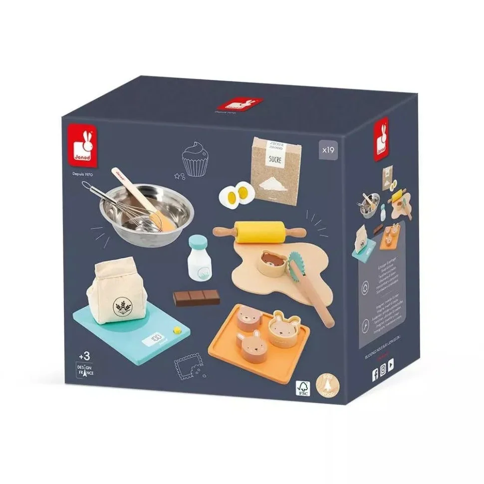 Игровой набор деревянный Моя кондитерская мастерская Janod J06618 