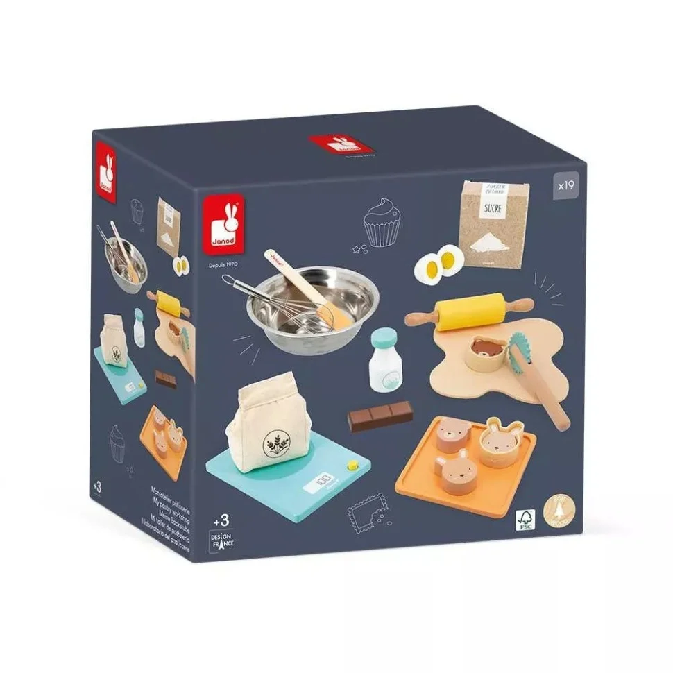 Игровой набор деревянный Моя кондитерская мастерская Janod J06618 