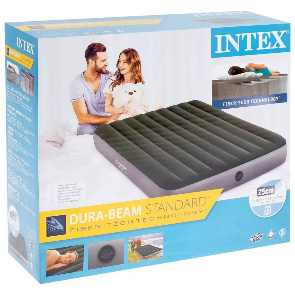 Надувний матрац Intex 64109 152х203х25 см.
