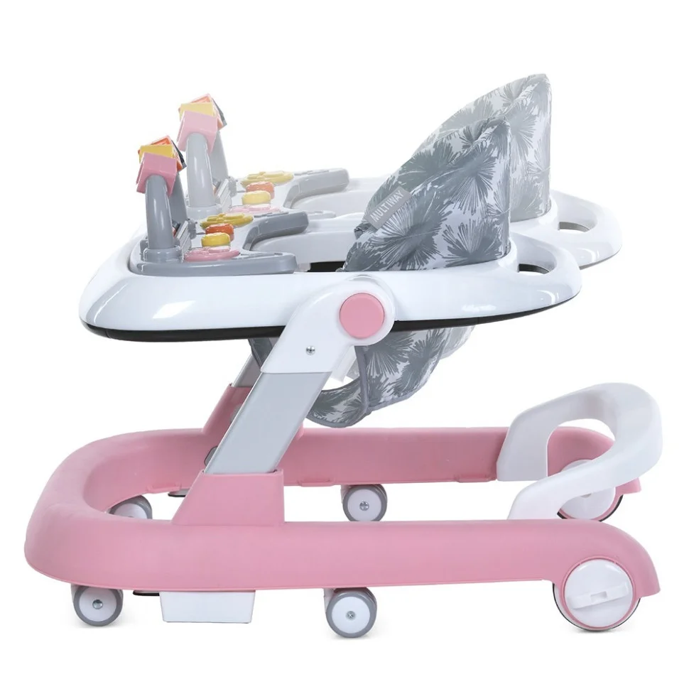 Ходунки дитячі MULTIWAY El Camino ME 1163 Pink, з брязкальцем