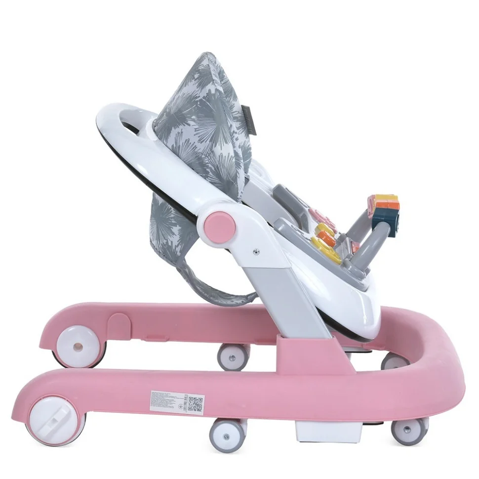 Ходунки дитячі MULTIWAY El Camino ME 1163 Pink, з брязкальцем