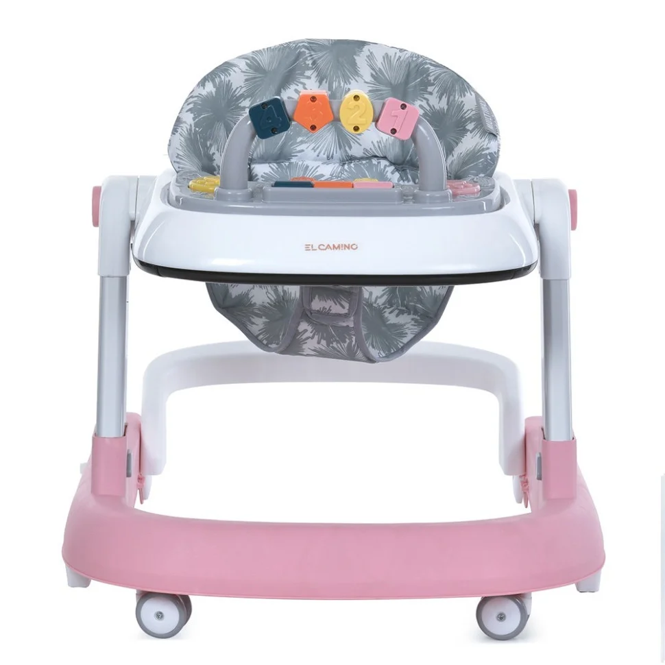 Ходунки дитячі MULTIWAY El Camino ME 1163 Pink, з брязкальцем