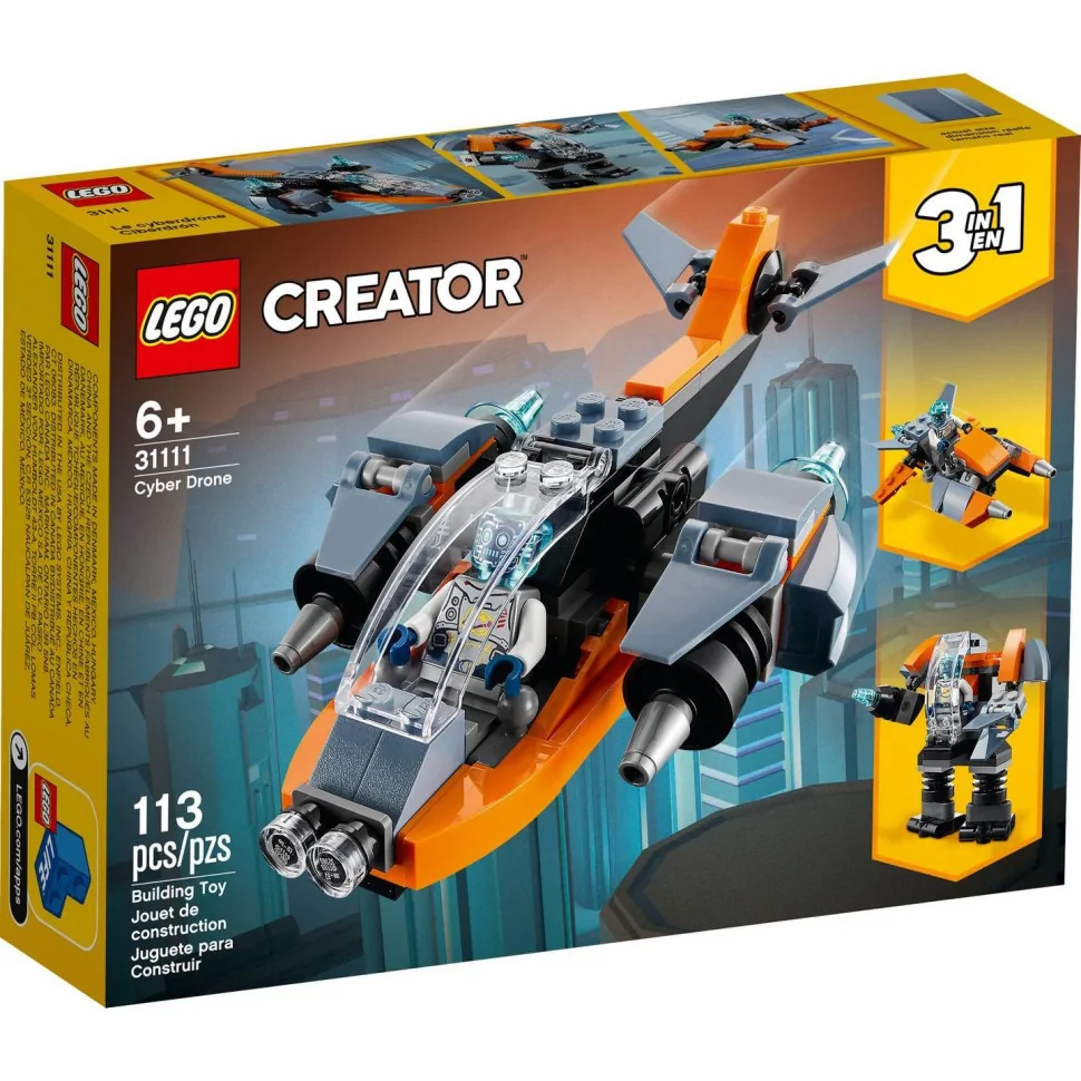 Конструктор LEGO Creator Кібердрон 31111