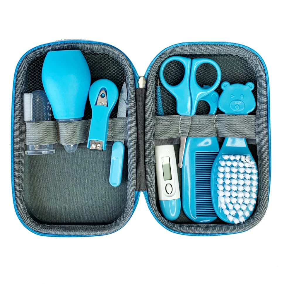 Детский гигиенический набор Mega Zayka MGZ-0718(Blue) в футляре