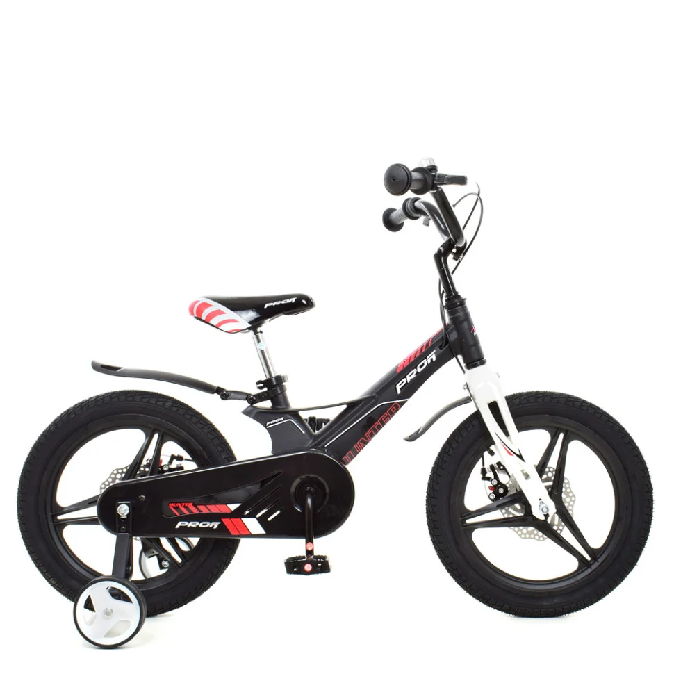 Велосипед детский PROF1 LMG16235 16 дюймов, черный