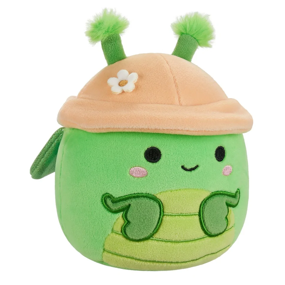 Дитяча м'яка іграшка Богомол Трентон у капелюсі Squishmallows SQER01217, 19 см