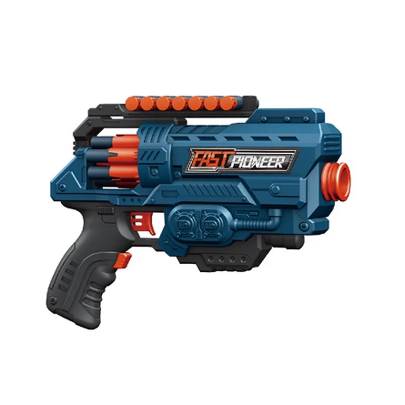 Детский игрушечный пистолет-автомат Blaster BIG929 на батарейках
