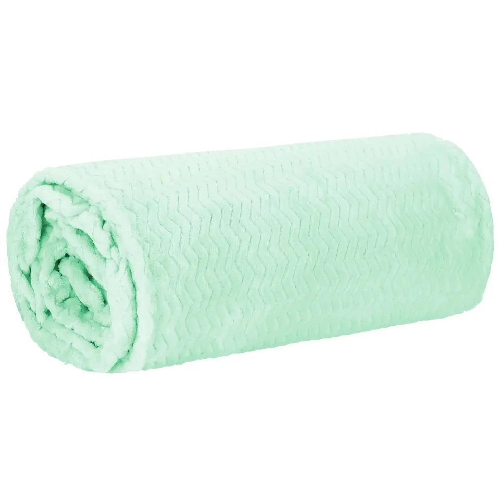 Плед-покрывало Extra Soft Springos HA7145 салатовый 160x200 см