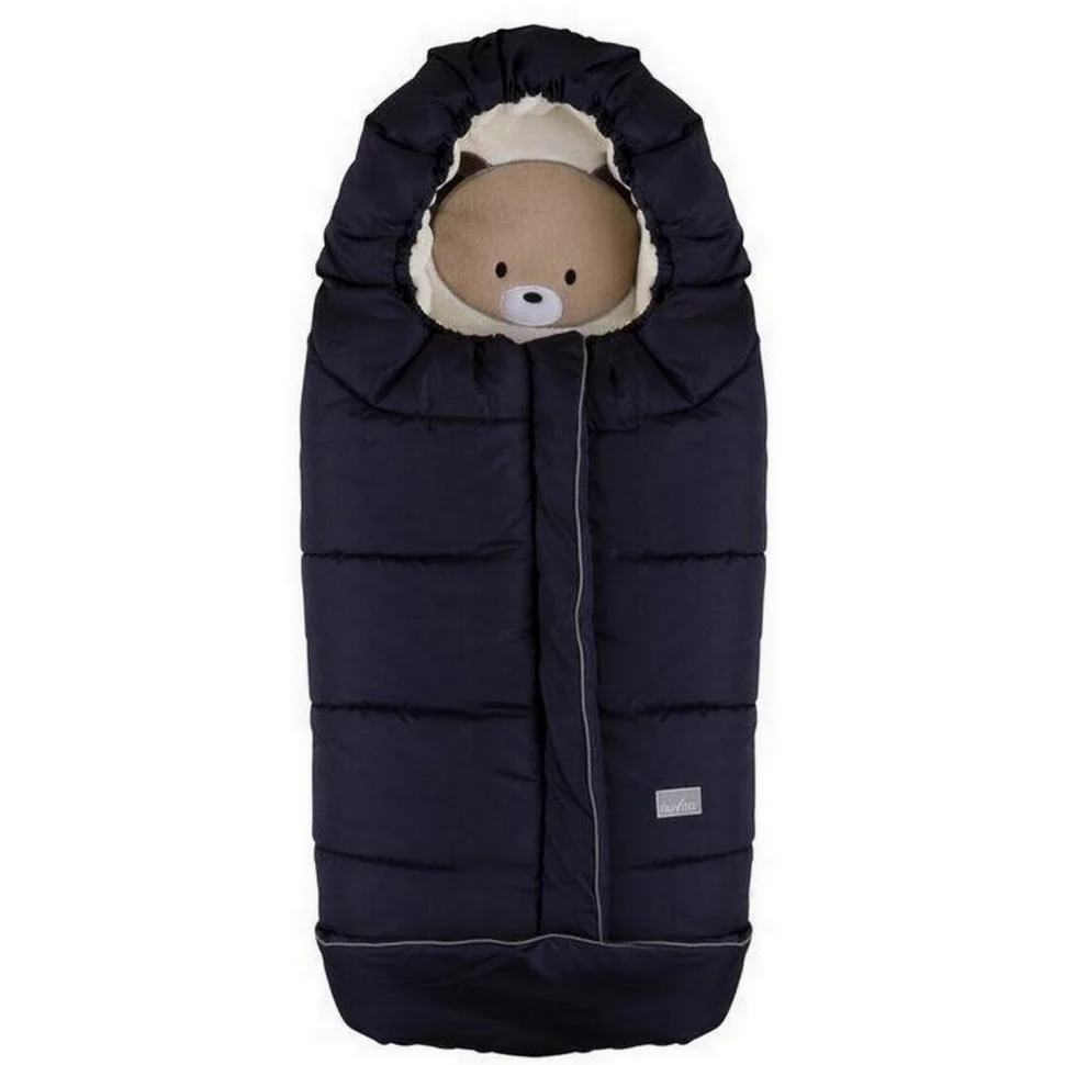 Зимовий конверт NUVITA 9605 СUCCIOLI JUNIOR синій/ведмежа/бежевий NV9605CUCCIOLOJRBLUE