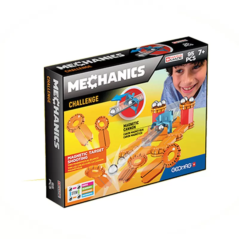 Geomag Mechanics Challenge 95 деталі | Магнітний конструктор Геомаг PF.530.771.00