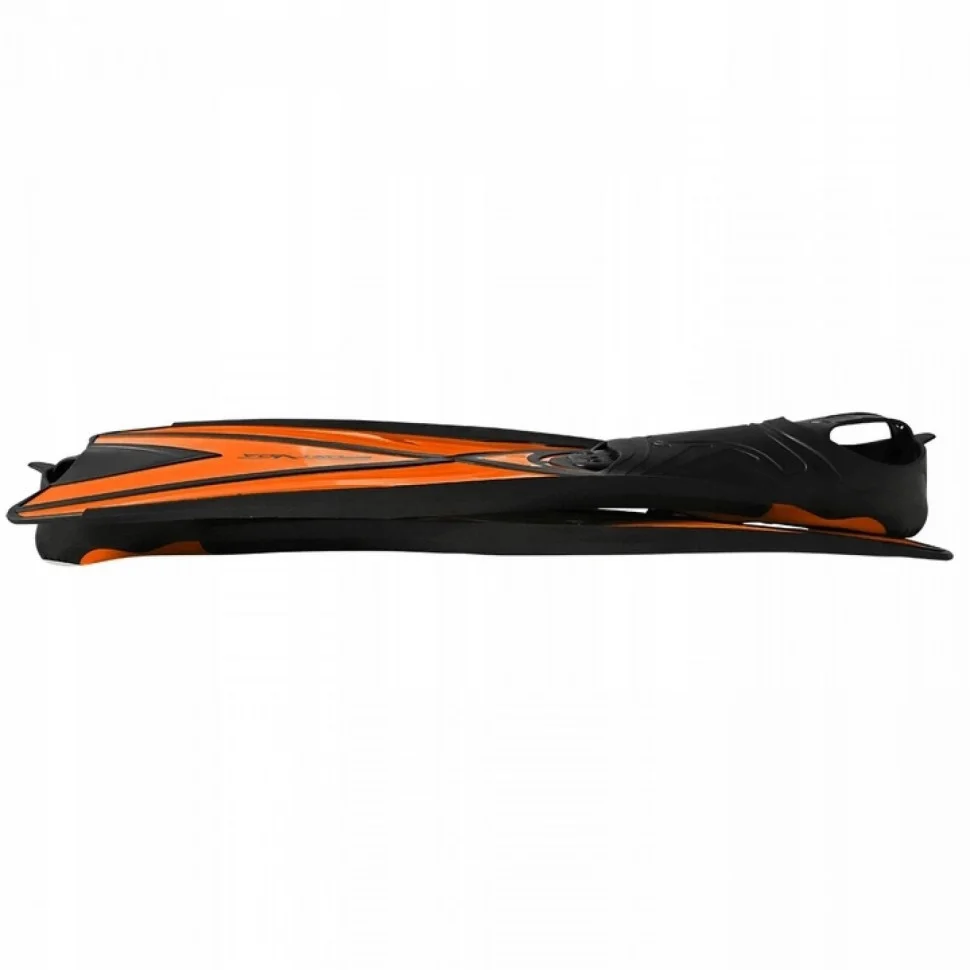 Ласти SportVida SV-DN0006-XXL, Black/Orange, Size 46-47