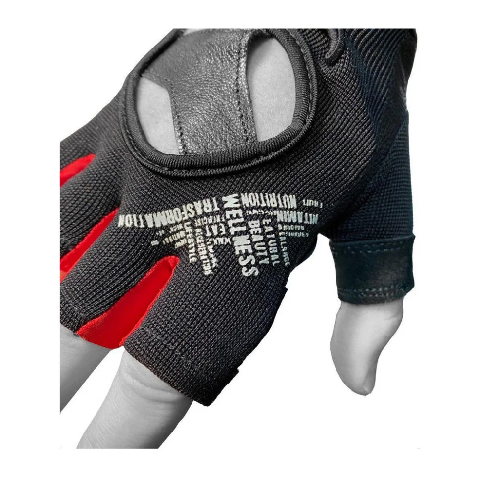 Рукавички для фітнесу PowerPlay PP_2222_L_Black, Чорні, L