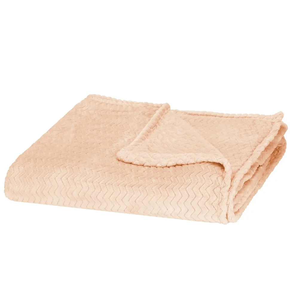 Плед-покривало Extra Soft Springos HA7148 кремовий 160x200 см