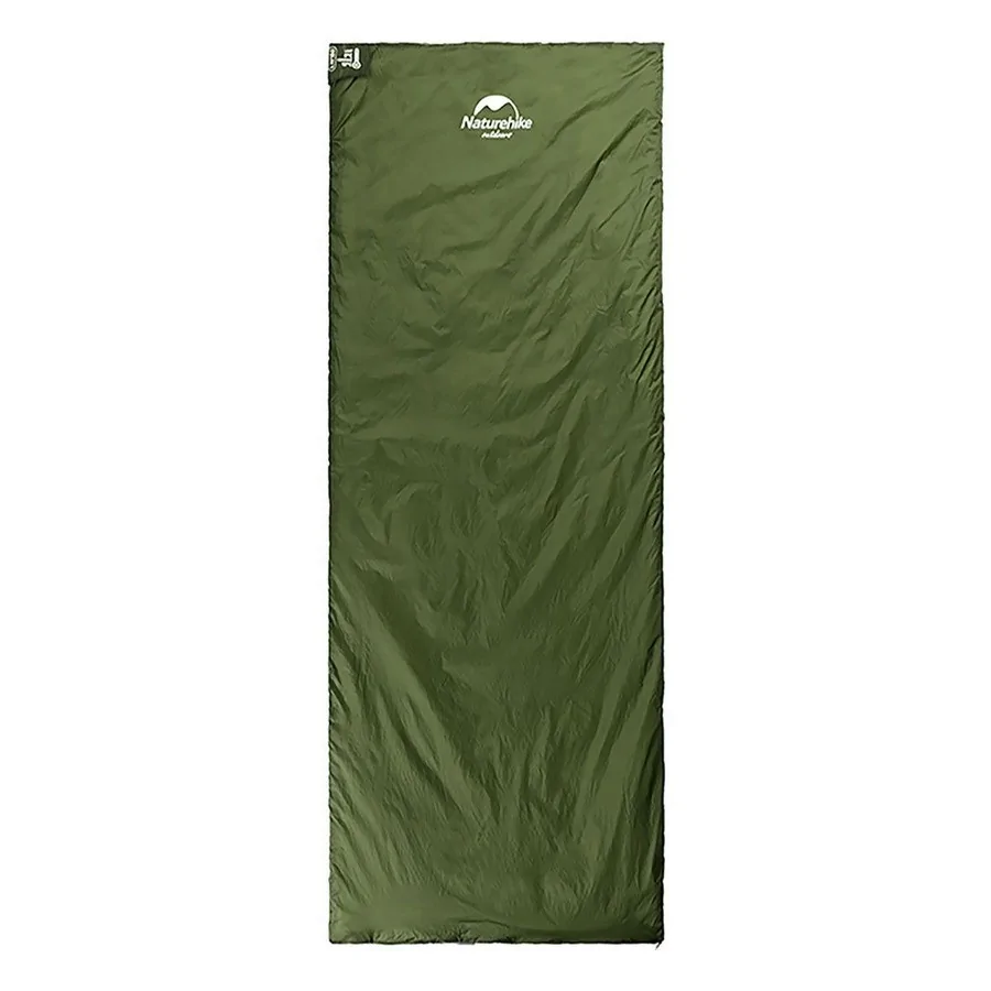 Сверхлегкий спальник LW180 NH21MSD04 Naturehike 6927595786956-R, прав (15°C), p-p XL, темно-зеленый