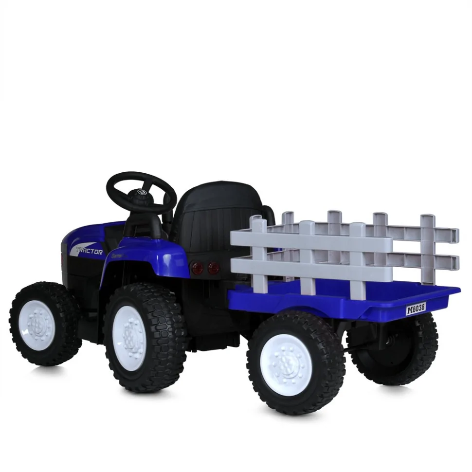 Дитячий електромобіль Трактор Bambi Racer M 6038EBLR-4 (2) до 30 кг