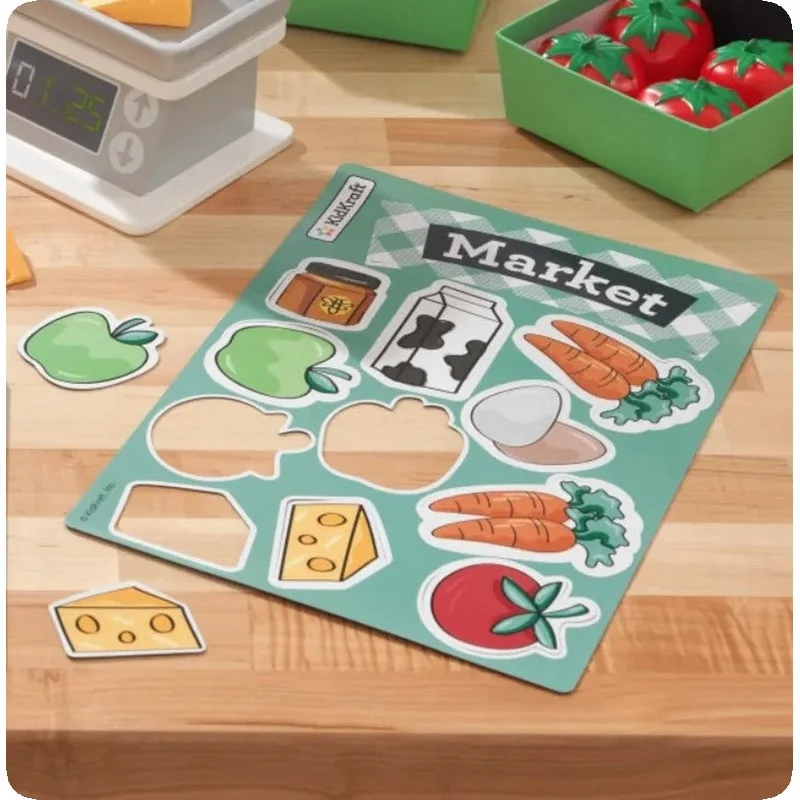 Игровой набор для супермаркета Farmer's Market Play Pack KidKraft 53540, 34 аксессуара