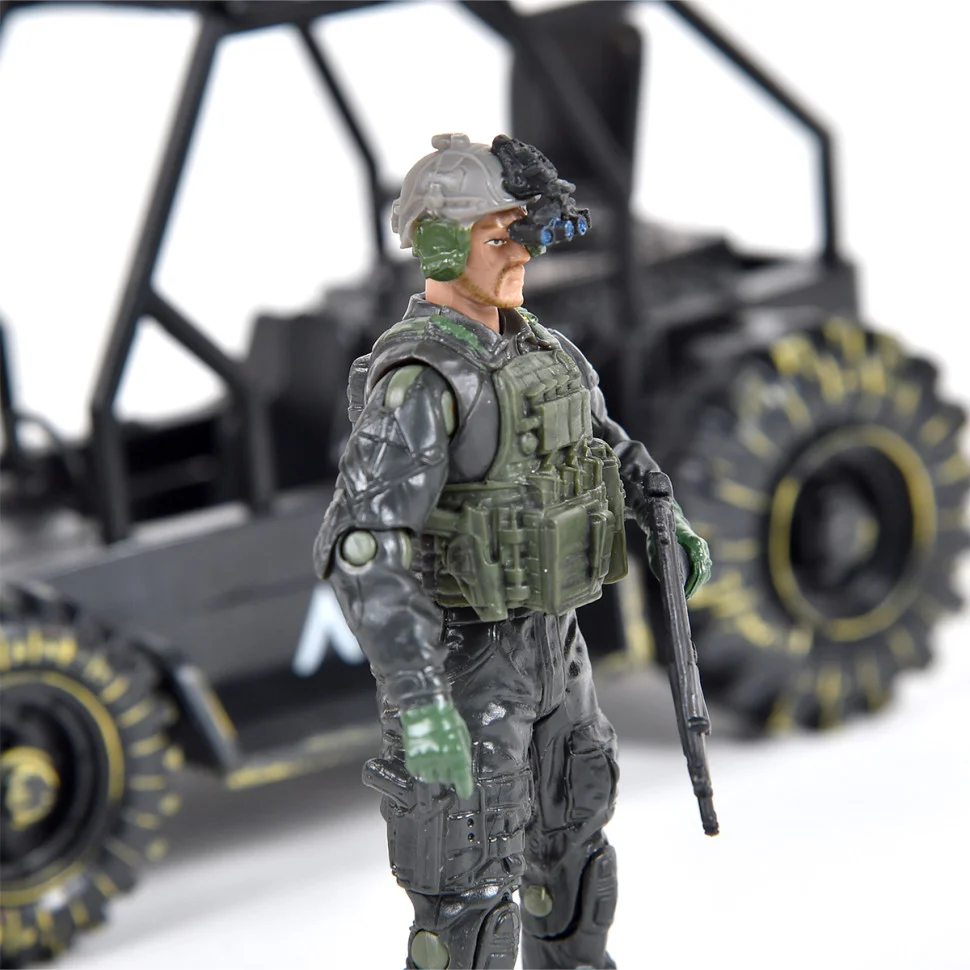 Игровой набор ШТУРМОВАЯ МАШИНА «ДЕЛЬТА» ELITE FORCE 101858 машина, фигурка, аксессуары